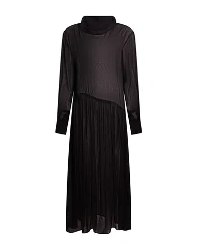 Officine Generale Officine Générale Woman Maxi Dress Black Size Xs Polyester