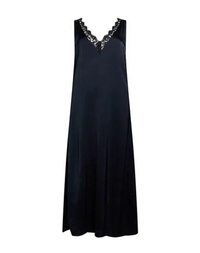 Officine Generale Officine Générale Woman Midi Dress Midnight Blue Size Xs Viscose