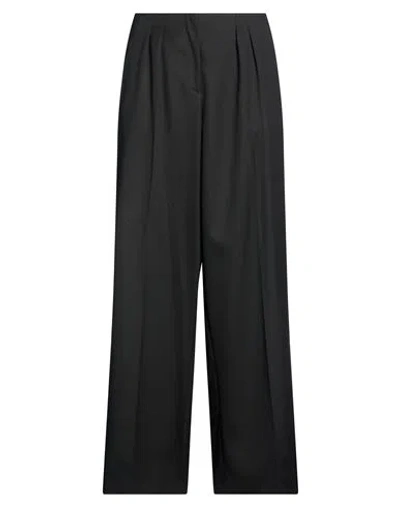 Officine Generale Officine Générale Woman Pants Black Size 8 Virgin Wool