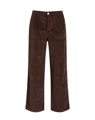 Officine Generale Officine Générale Woman Pants Brown Size 2 Cotton, Modal, Elastane