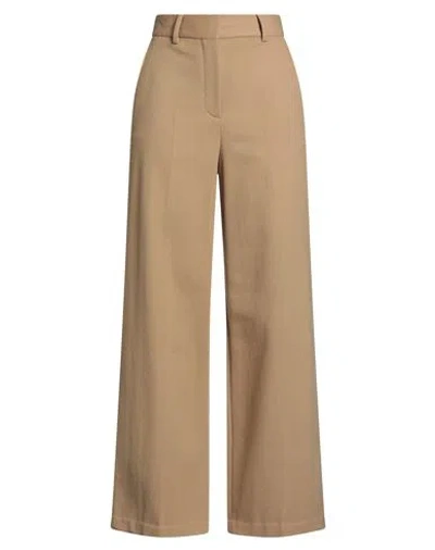 Officine Generale Officine Générale Woman Pants Camel Size 10 Virgin Wool, Cashmere In Brown