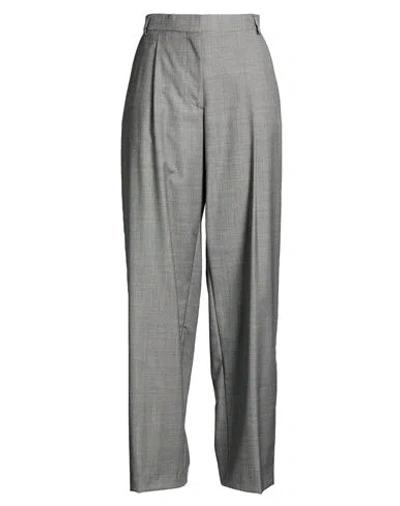 Officine Generale Officine Générale Woman Pants Grey Size 6 Virgin Wool In Gray