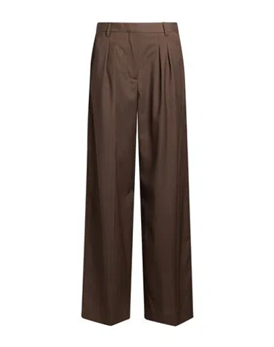Officine Generale Officine Générale Woman Pants Light Brown Size 6 Virgin Wool In Beige