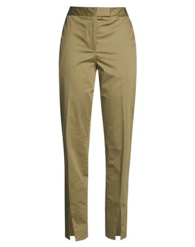 Officine Generale Officine Générale Woman Pants Military Green Size 8 Cotton, Elastane