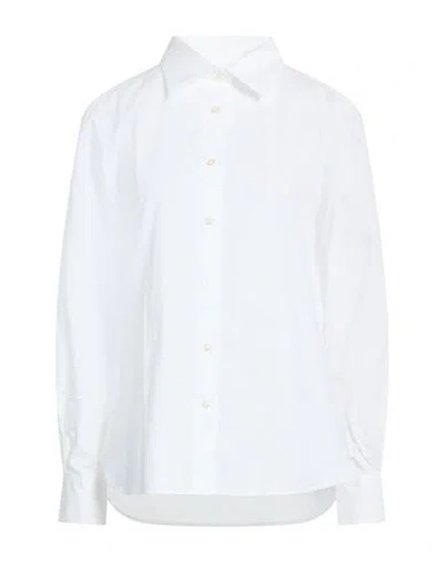Officine Generale Officine Générale Woman Shirt White Size Xl Cotton