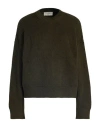 Officine Generale Officine Générale Woman Sweater Military Green Size Xl Wool In Brown