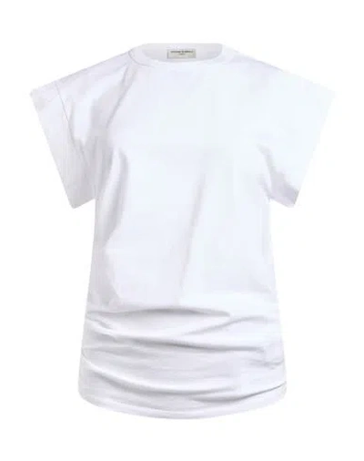 Officine Generale Officine Générale Woman T-shirt White Size Xs Cotton, Elastane