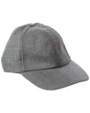 Officine Generale Wool-blend Baseball Cap In Gray