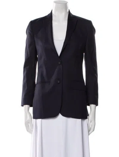 Pre-owned Officine Generale Wool Blazer In Blue
