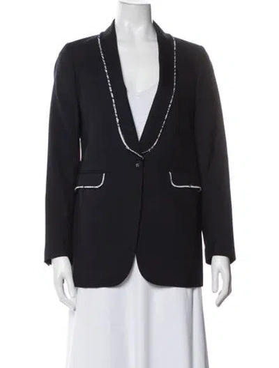 Pre-owned Officine Generale Wool Blazer In Blue
