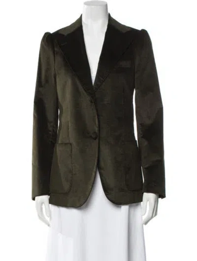 Pre-owned Officine Generale Wool Blazer W/ Tags In Green
