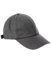 Officine Generale Wool-blend Baseball Cap In Gray