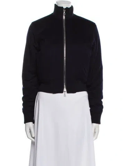 Pre-owned Officine Generale Wool Bomber Jacket In Multi