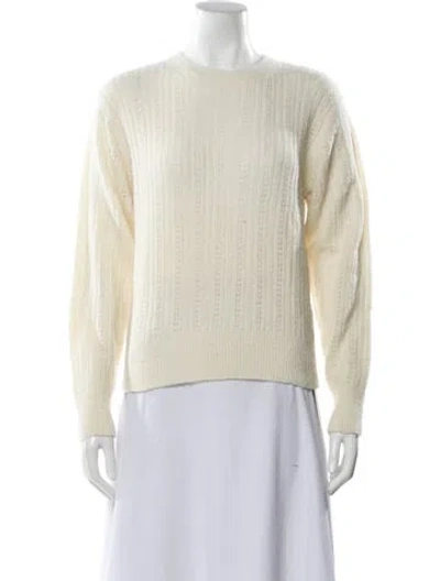 Pre-owned Officine Generale Wool Crew Neck Sweater In Neutral