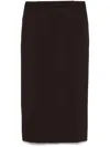 Officine Generale Oxana Maxi Skirt In Brown