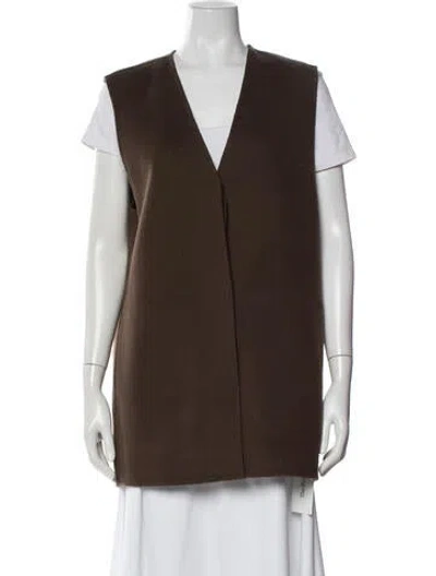 Pre-owned Officine Generale Wool Vest In Brown