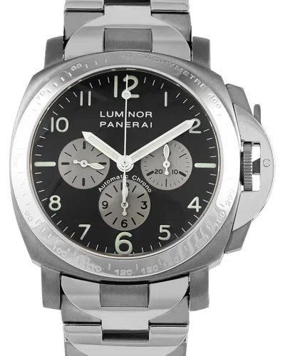 Officine Panerai Men's Luminor Watch (authentic Pre-loved) In Metallic