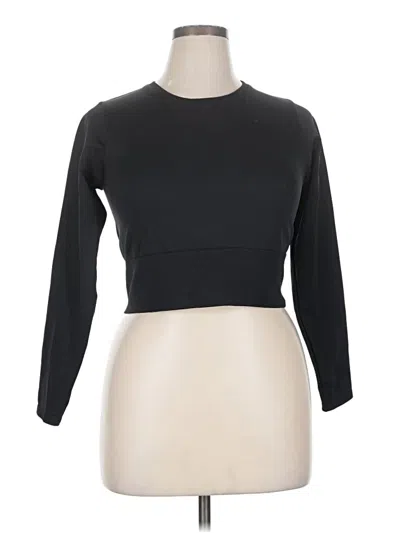 Pre-owned Offline By Aerie 3/4 Sleeve T-shirt In Black