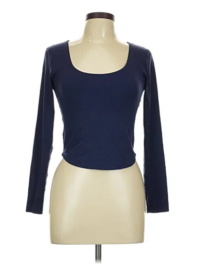 Pre-owned Offline By Aerie 3/4 Sleeve T-shirt In Blue