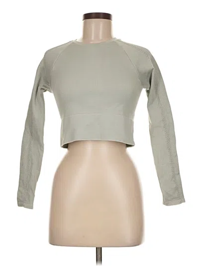 Pre-owned Offline By Aerie 3/4 Sleeve T-shirt In Green