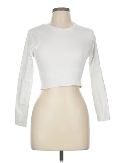 Pre-owned Offline By Aerie 3/4 Sleeve T-shirt In Ivory