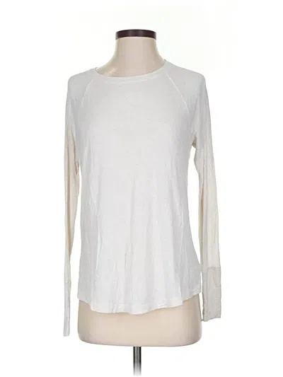 Pre-owned Offline By Aerie 3/4 Sleeve T-shirt In White