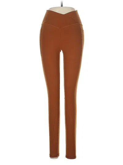 Pre-owned Offline By Aerie Active Pants In Brown