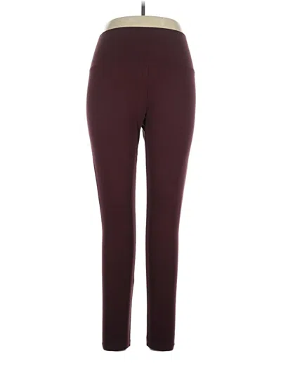 Pre-owned Offline By Aerie Active Pants In Burgundy