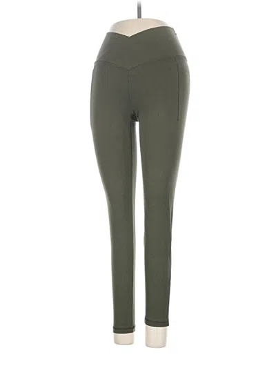 Pre-owned Offline By Aerie Active Pants In Green