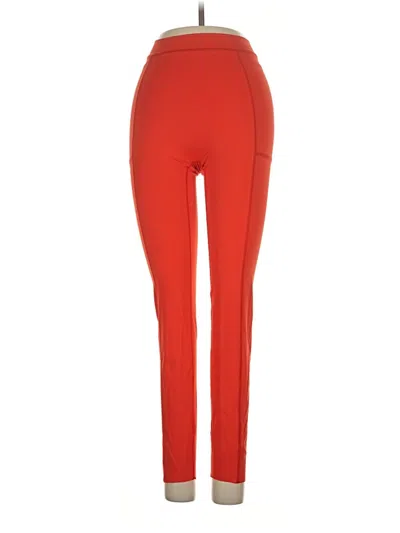 Pre-owned Offline By Aerie Active Pants In Orange