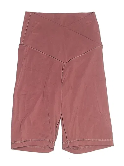 Pre-owned Offline By Aerie Athletic Shorts In Burgundy