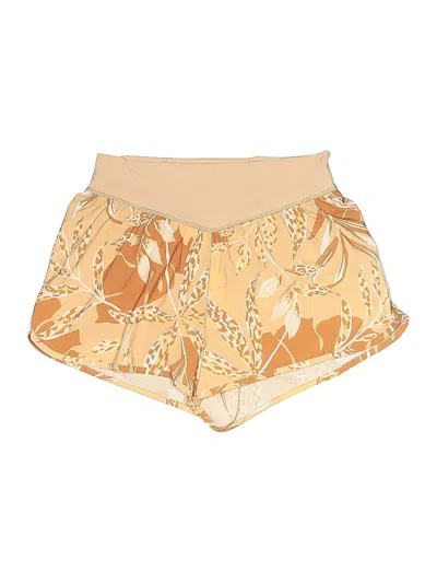 Pre-owned Offline By Aerie Athletic Shorts In Gold