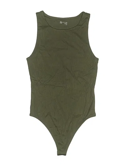 Pre-owned Offline By Aerie Bodysuit In Green