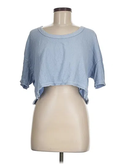 Pre-owned Offline By Aerie Cardigan Sweater In Blue