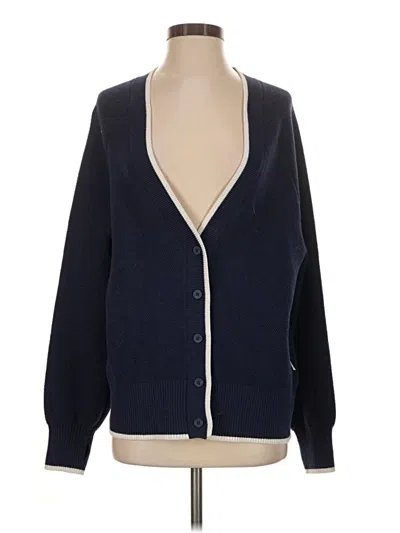 Pre-owned Offline By Aerie Cardigan Sweater In Blue