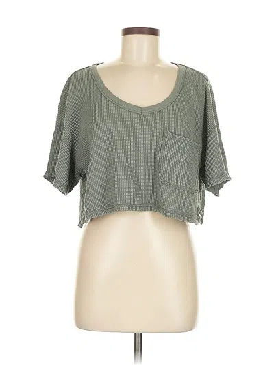 Pre-owned Offline By Aerie Cardigan Sweater In Green