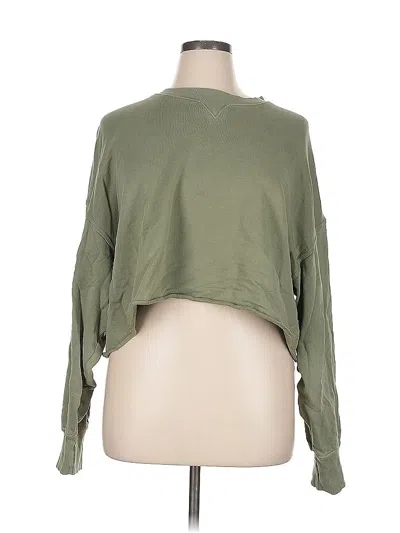 Pre-owned Offline By Aerie Cardigan Sweater In Green