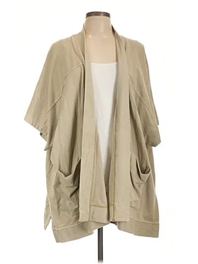 Pre-owned Offline By Aerie Cardigan Sweater In Tan