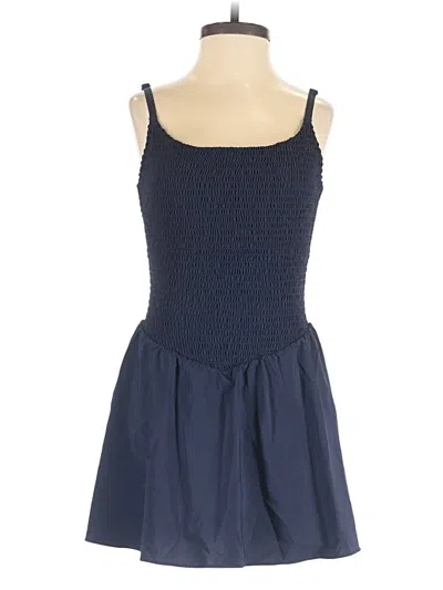 Pre-owned Offline By Aerie Casual Dress In Blue