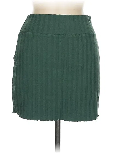 Pre-owned Offline By Aerie Casual Skirt In Green