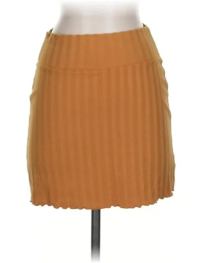 Pre-owned Offline By Aerie Casual Skirt In Tan