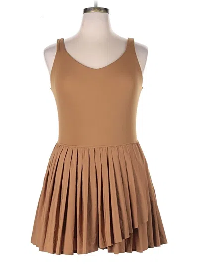 Pre-owned Offline By Aerie Cocktail Dress In Tan