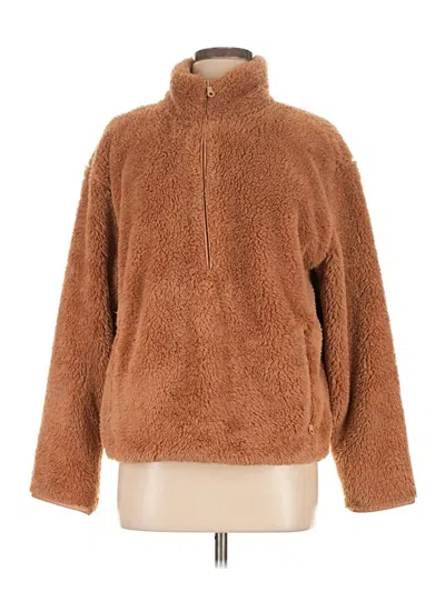 Pre-owned Offline By Aerie Faux Fur Jacket In Brown