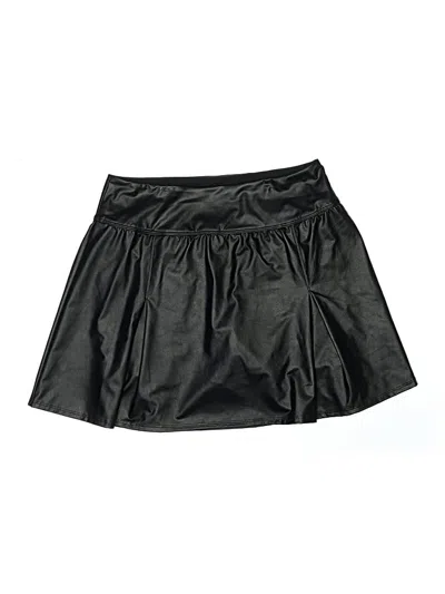 Offline By Aerie Faux Leather Skirt In Black