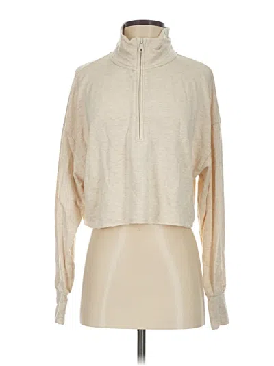 Pre-owned Offline By Aerie Fleece Jacket In Ivory
