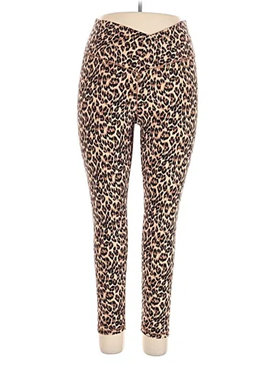 Pre-owned Offline By Aerie Leggings In Brown