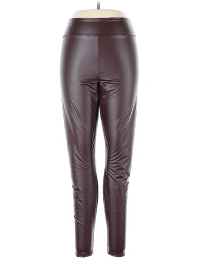 Pre-owned Offline By Aerie Leggings In Burgundy