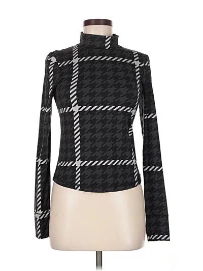 Pre-owned Offline By Aerie Long Sleeve Blouse In Black
