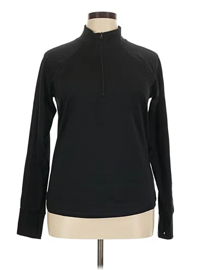 Pre-owned Offline By Aerie Long Sleeve Top Black Turtleneck Tops