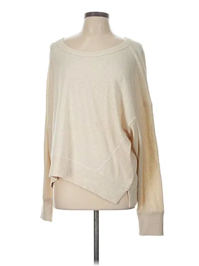 Offline By Aerie Long Sleeve Top Ivory Boatneck Tops In White